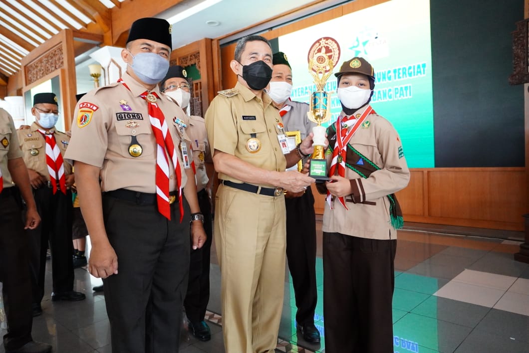 Terima Penghargaan, Inilah Ucapan Kwartir Ranting Gerakan Pramuka