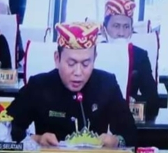 Agus Sartono Pimpin Jalannya Rapat Paripurna Istimewa DPRD Lamsel