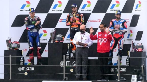 Presiden Apresiasi Masyarakat Hingga Penyelenggara MotoGP Mandalika 2022