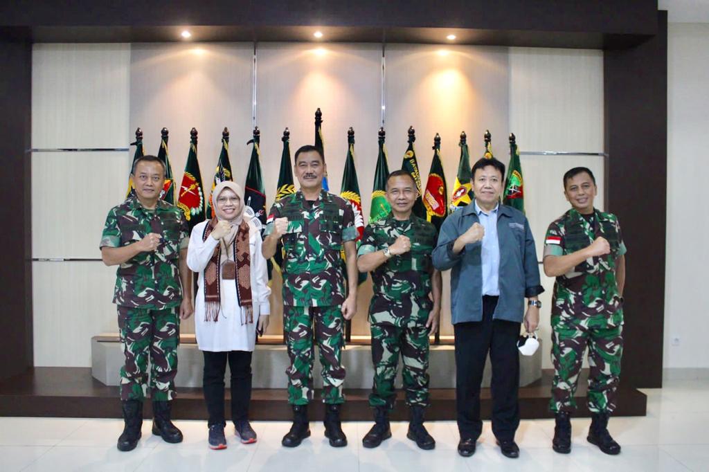 Pantau Program Food Estate, Pangdam XII/Tpr Audiensi Dengan Tim Itjenad dan Itjen Kementan