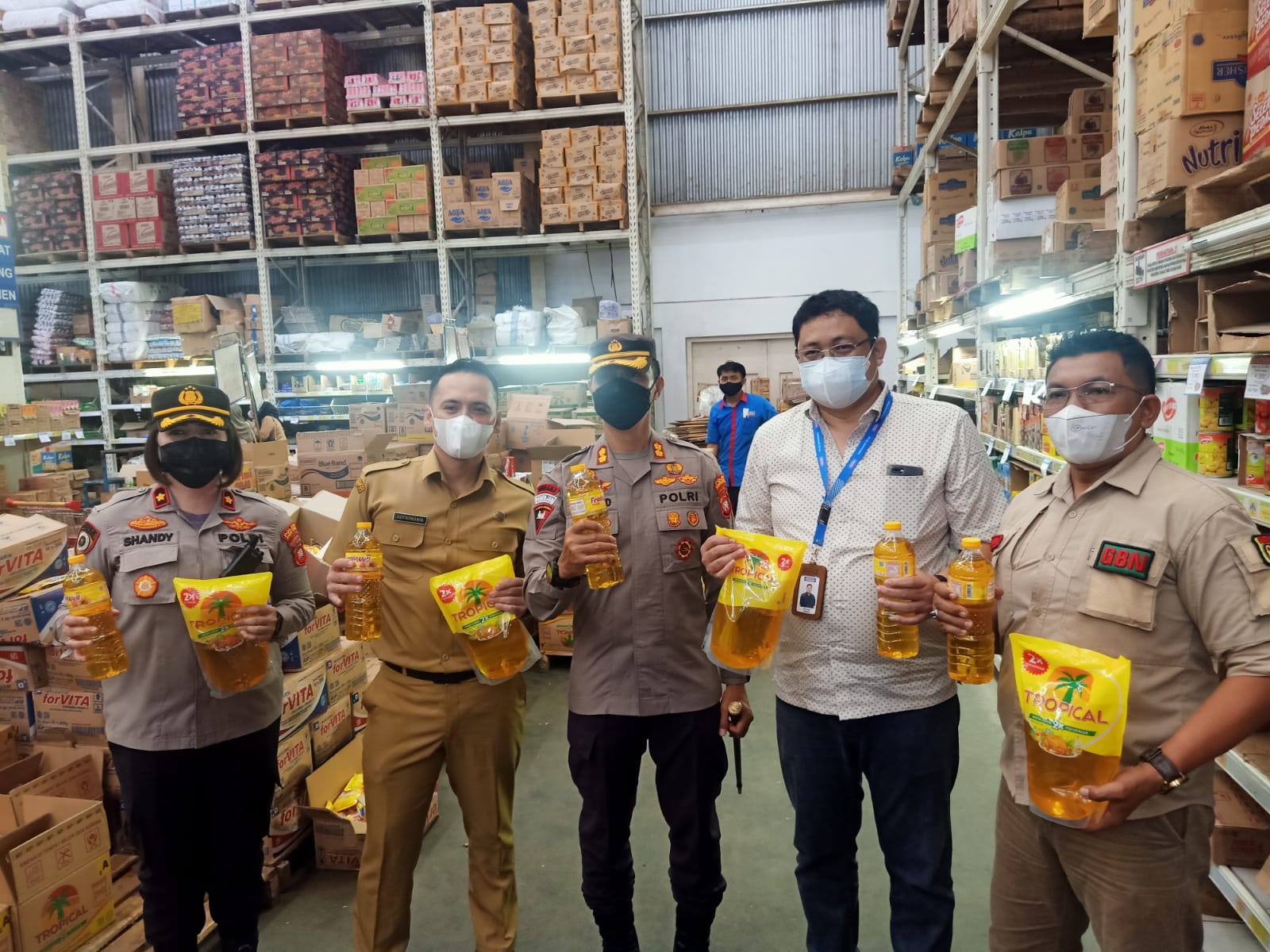 Kapolres dan Disperindag Pastikan Ketersedian Minyak Goreng