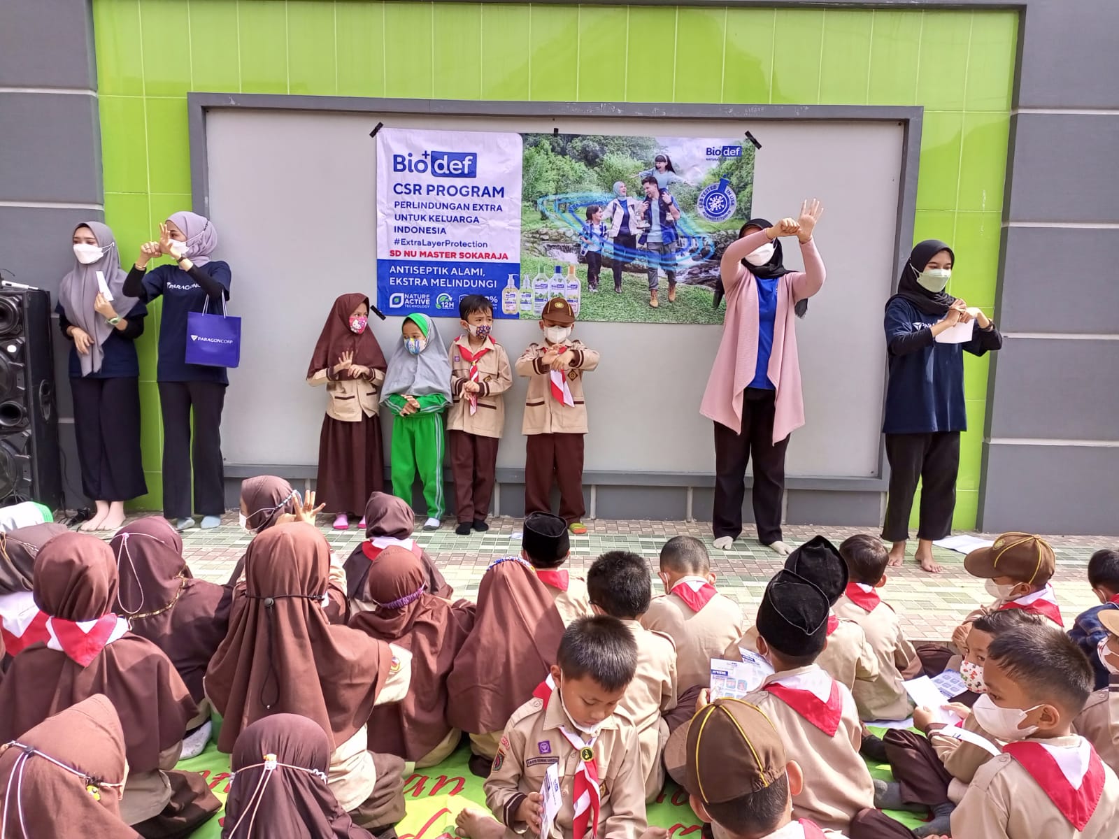 SD NU Master Sokaraja Gandeng PT Paragon Sosialisasikan PHBS