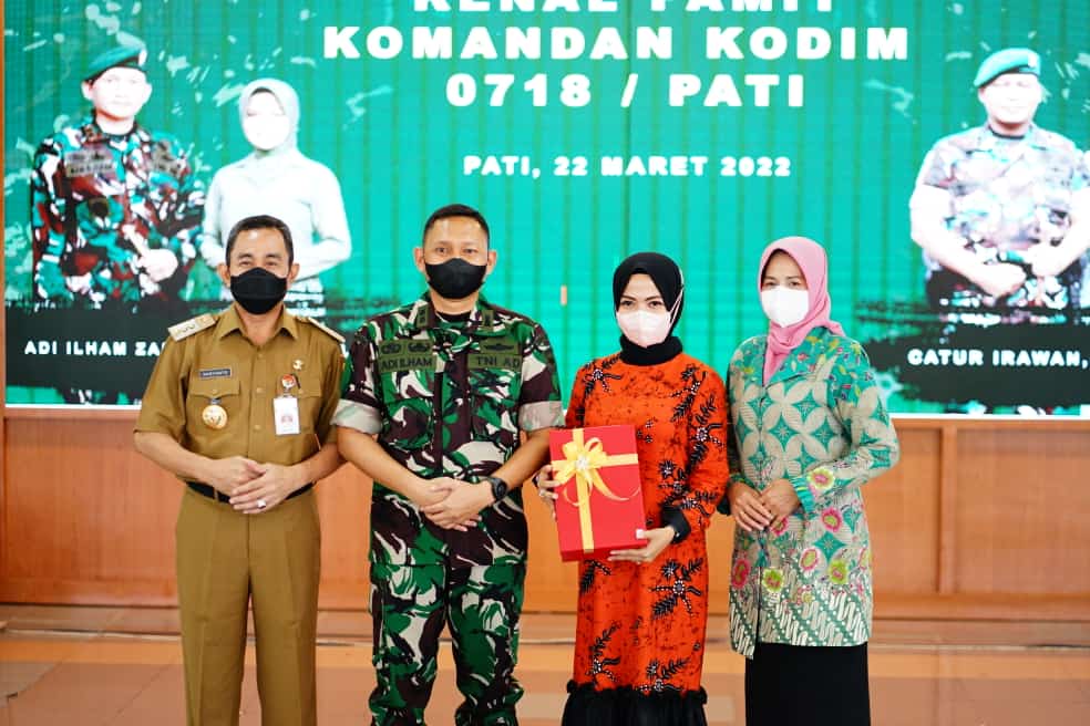 PPKM level 2, Bupati Pelepasan Dandim Pati