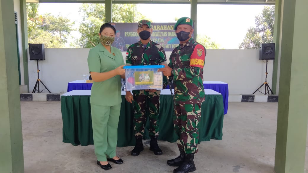 Pangdam XII/Tpr Kunjungi Satgas Pamtas Yonif 144/JY