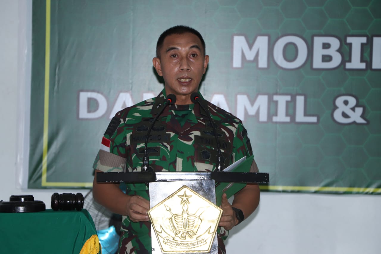 Kapoksahli Pangdam XII/Tpr Buka MTT Danramil dan Babinsa TA 2022