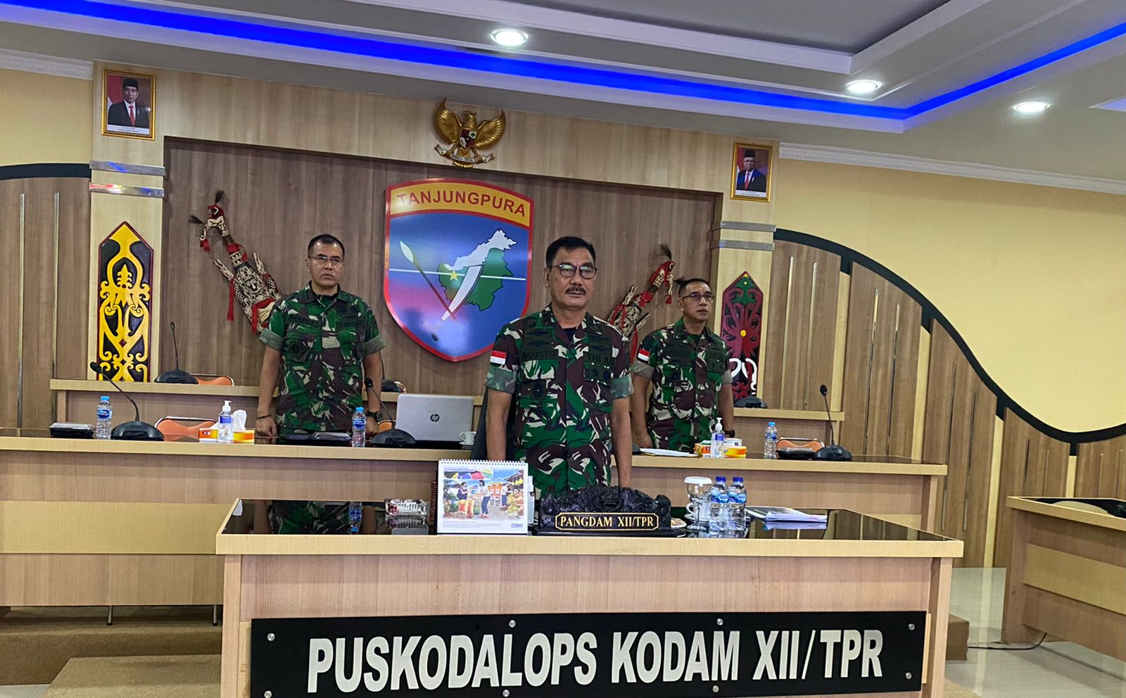 Pangdam XII/Tpr Bahas Strategi Pengamanan Perbatasan