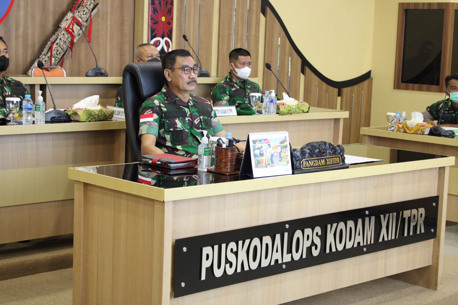 Pangdam XII/Tpr Ikuti Pencanangan Program TNI AD Manunggal Air