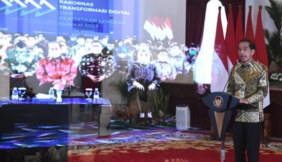 Presiden Dorong Peningkatan Pelaku UMKM dalam Ekosistem Digital