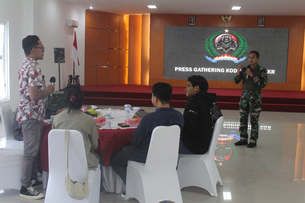 Kodim Kutai Kartanegara Gelar Cofee Morning Bersama Rekan Media