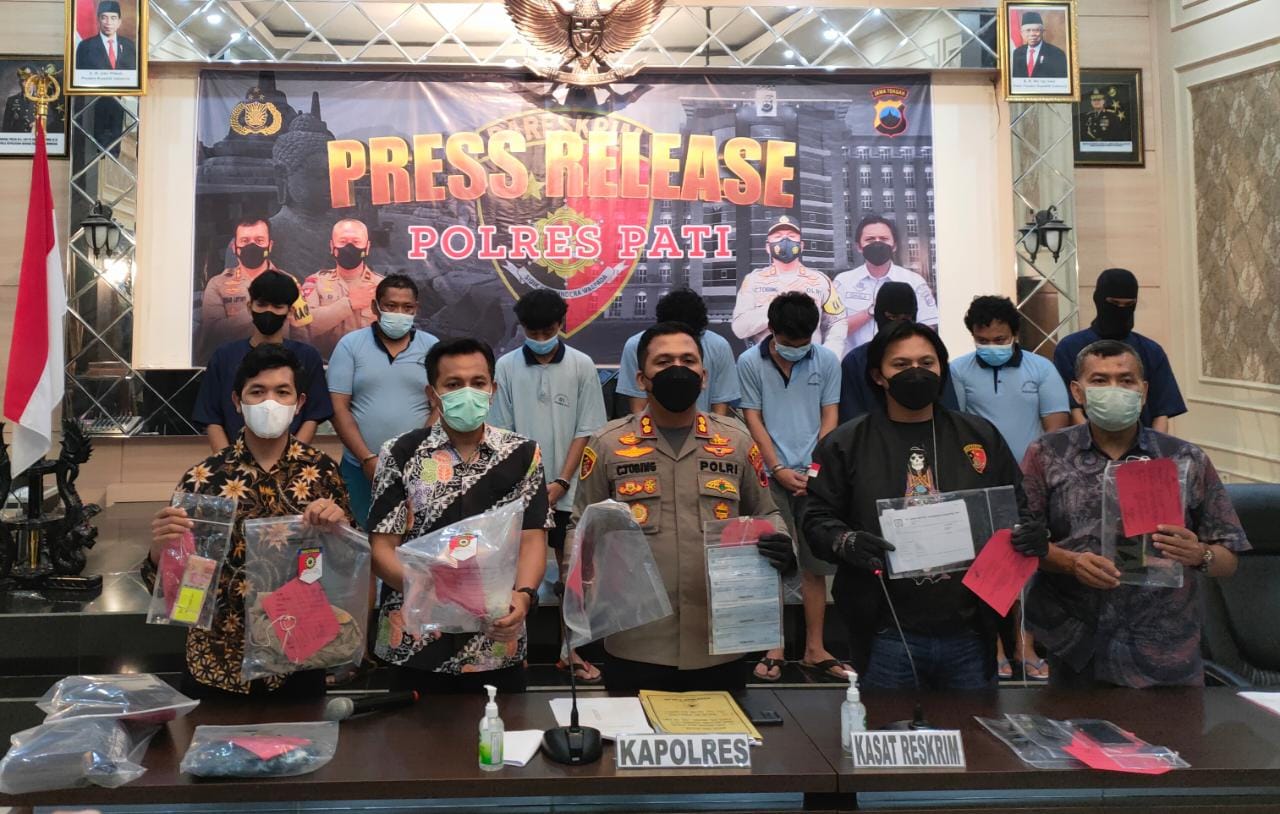 4 Kasus Berhasil Diungkap Polres Pati, Inilah Kejadianya