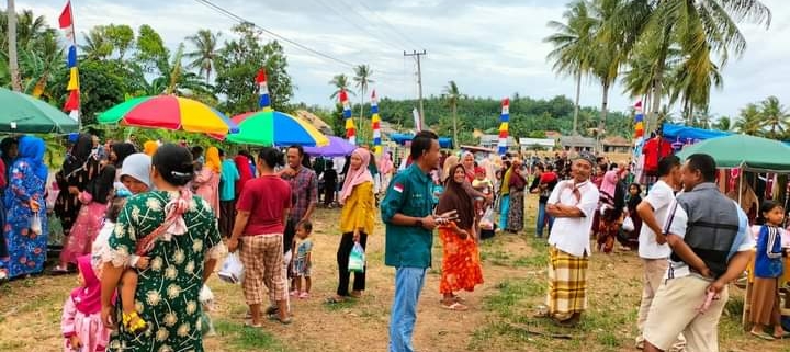 Hari Pertama Festival Kuliner Ramadhan Desa Banjarsuri Mulai Dipadati Pengunjung