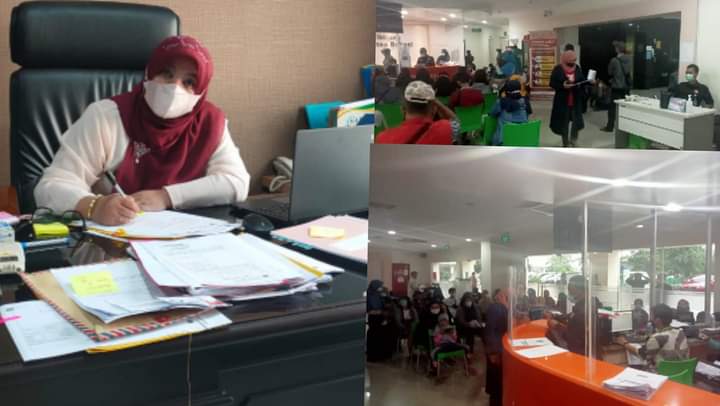 Masyarakat Sangat Antusias Datang untuk Vaksin Booster Di RSUD Kabupaten Bekasi