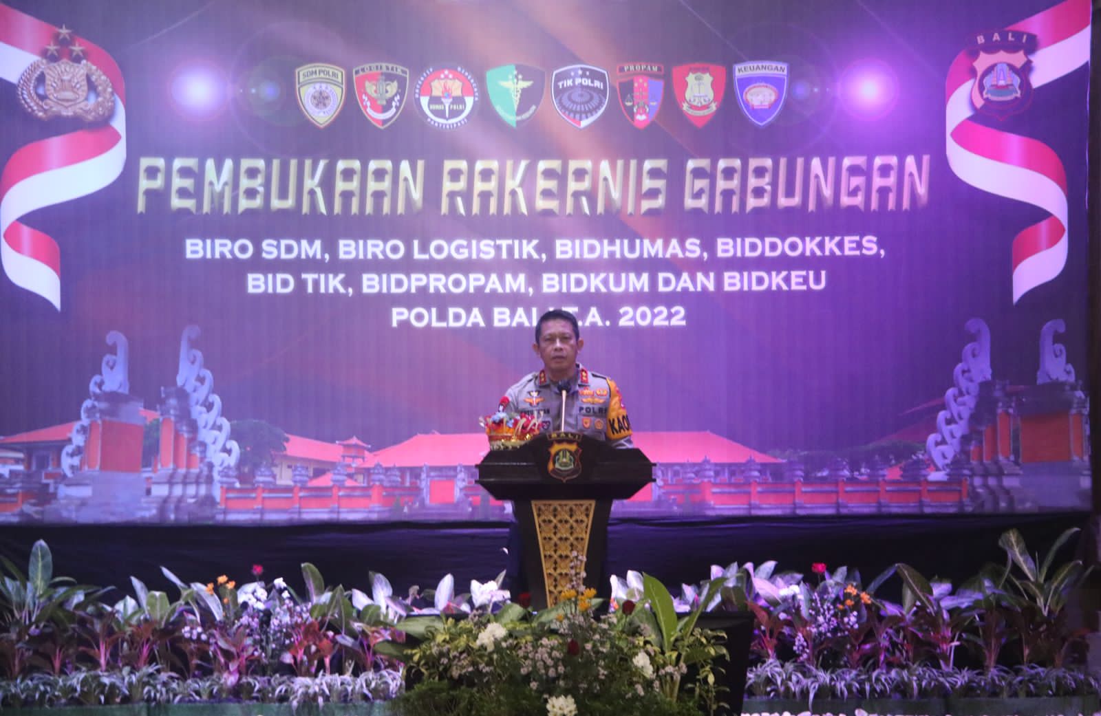 Kapolda Bali Buka Rakernis Gabungan Satker Polda Bali