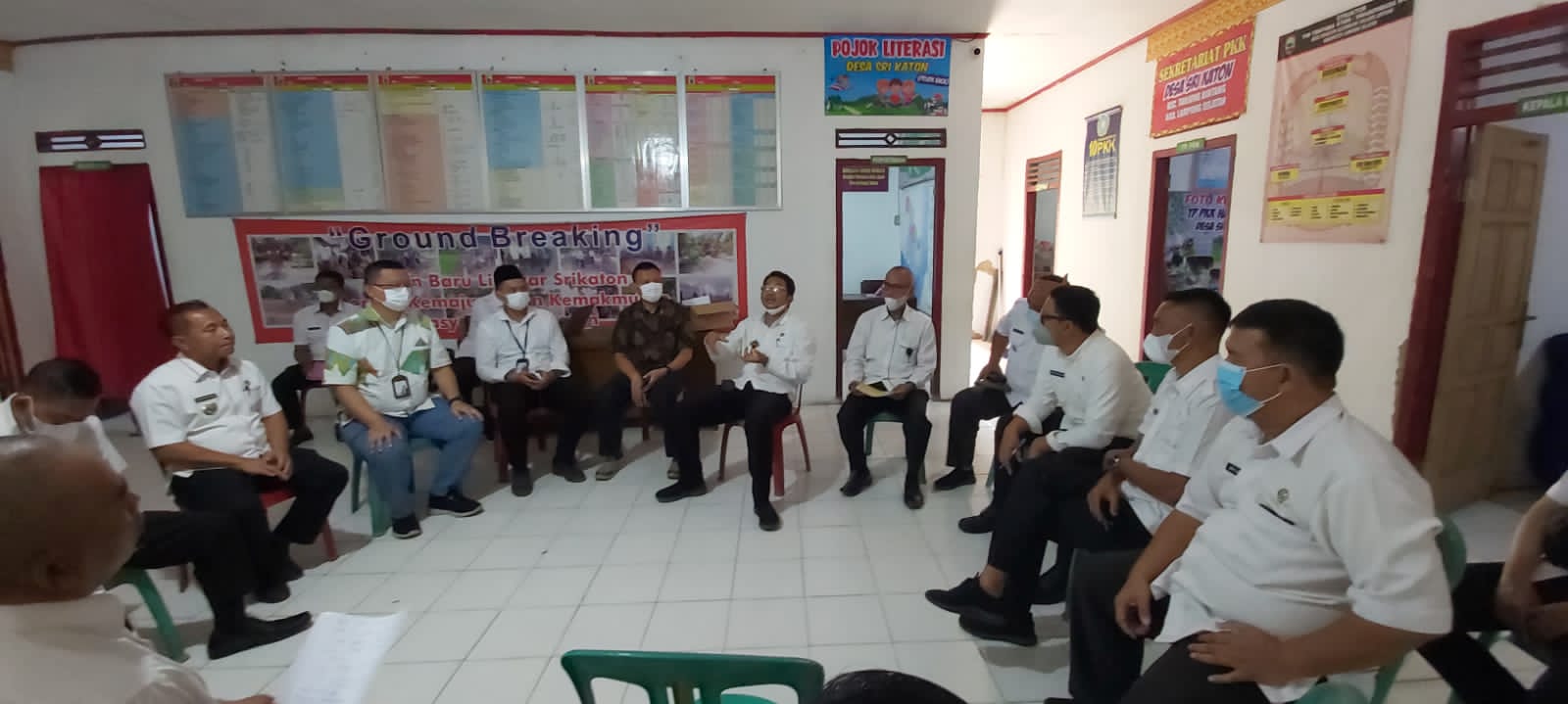 DPMD Lamsel Lakukan Pembinaan Desa Sri Katon Menuju Lomba Desa Tingkat Provinsi