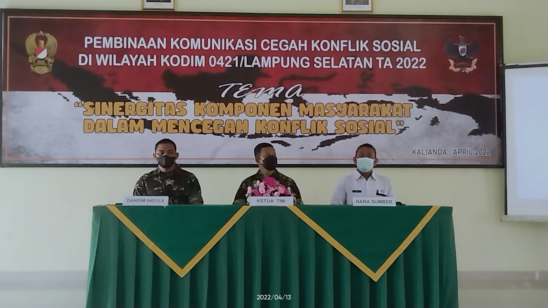 Kodim 0421/LS Gelar Binkom Cegah Konflik Sosial