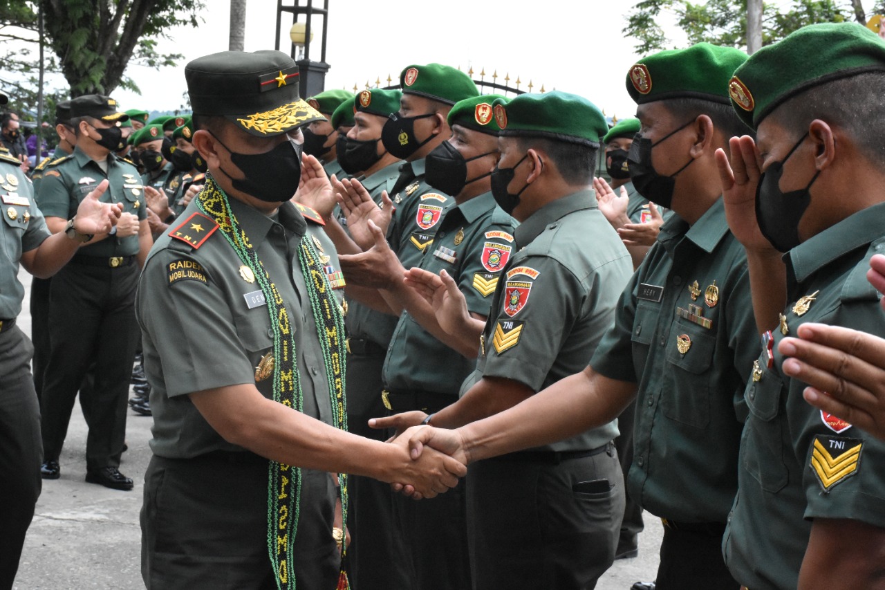 Beberapa Pesan Danrem 091/ASN Saat Melaksanakan Kunjungan Kerja Perdana Di Kodim 0901/Samarinda