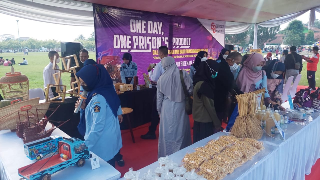 Lapas Rutan UPT Pas Se Korwil Banyumas Pamerkan Produk Narapidana