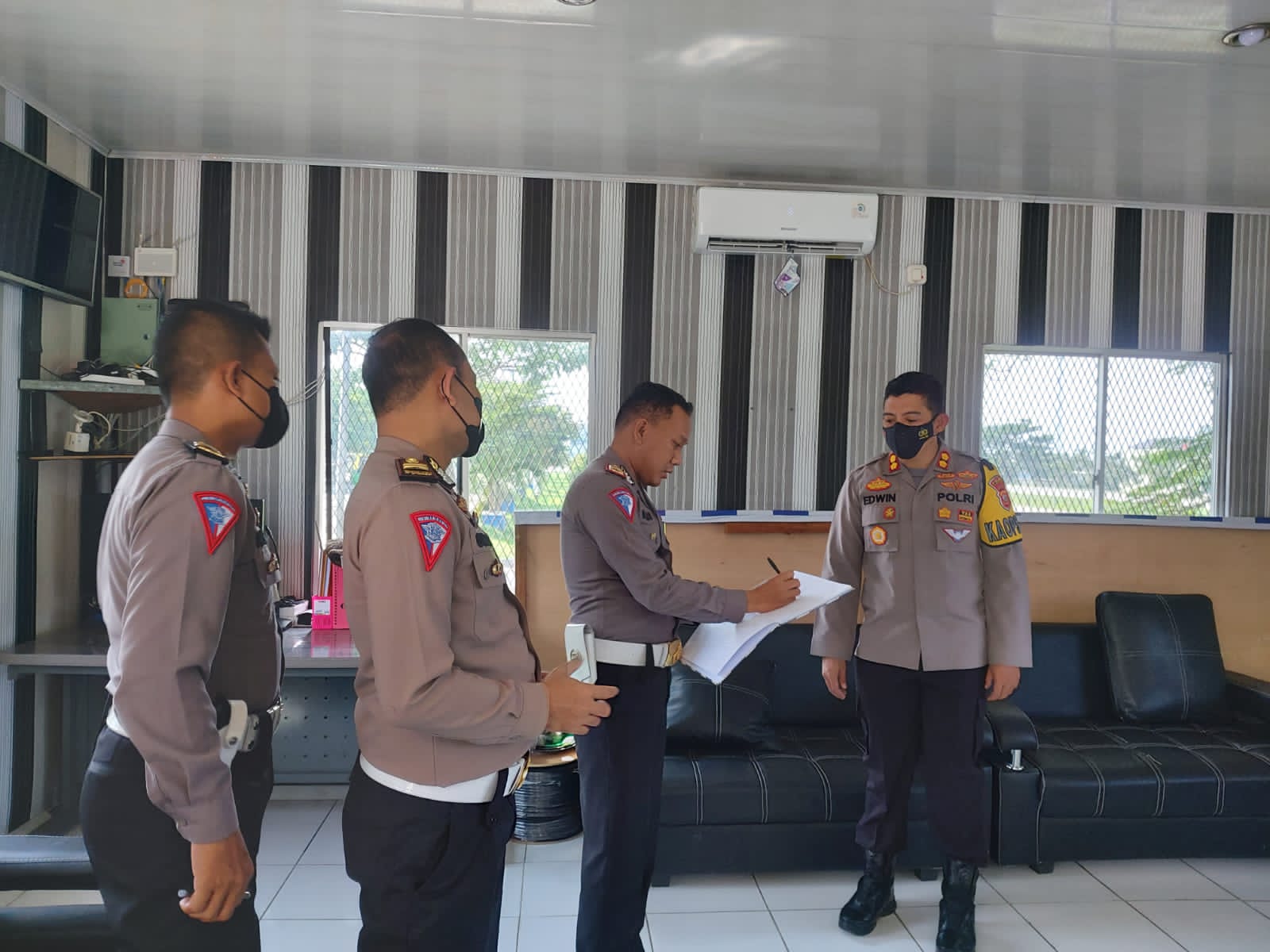 Kapolres Majalengka Cek Jalur dan Kesiapan Pos Pelayanan Res Area