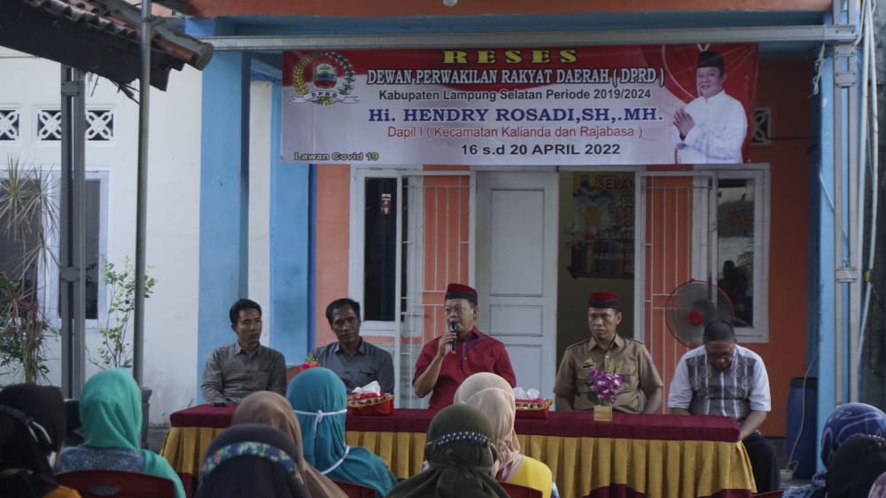 Ketua DPRD Lamsel Gelar Reses Ke-1 Masa Sidang Ke-II Tahun 2022