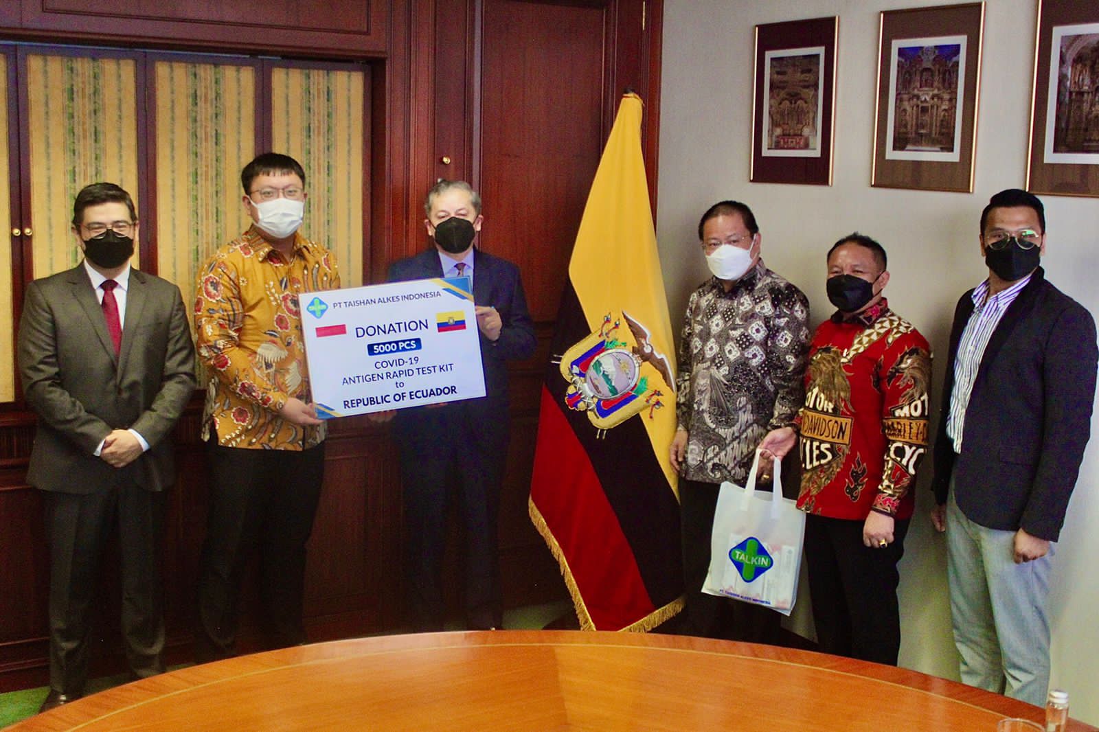 5000 Alat Swab Antigen dari PT Taishan Alkes Indonesia