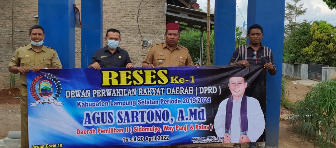 Kunjungan Lapangan Wakil Ketua I DPRD Lamsel Saat Reses