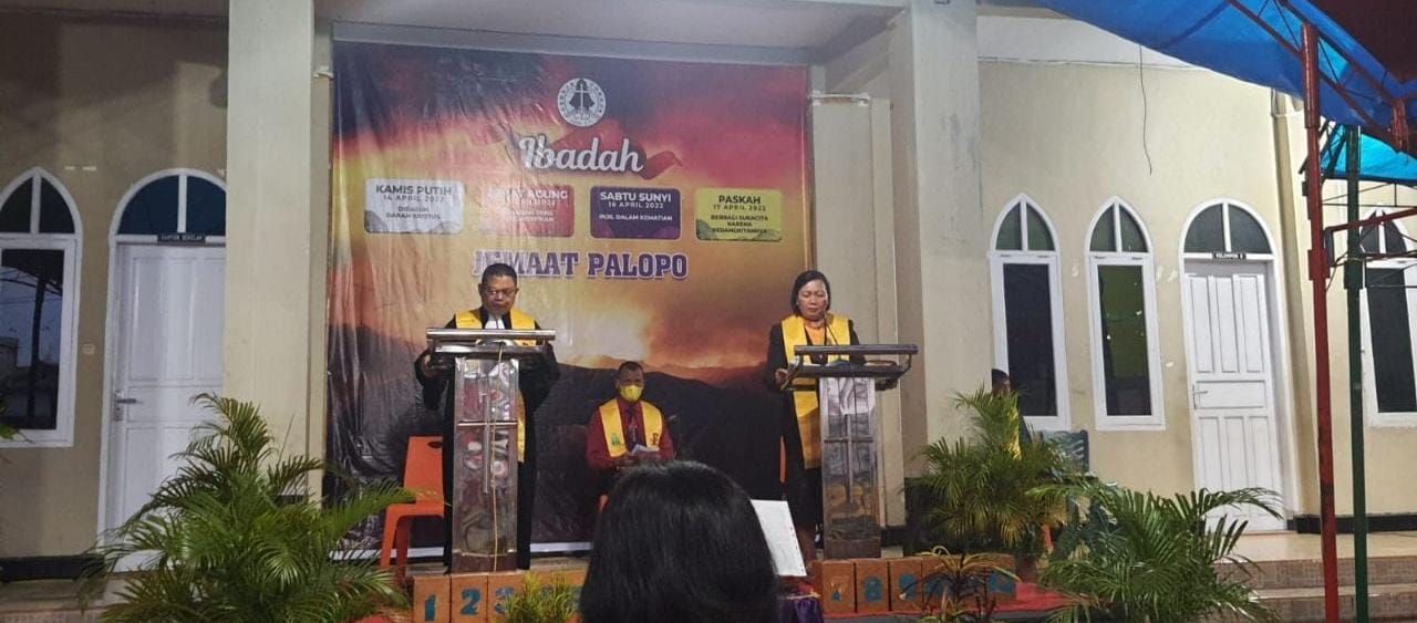Kapten CBA Marten Luter R, Ikuti Ibadah Perayaan Paskah di Gereja PNIEL Palopo