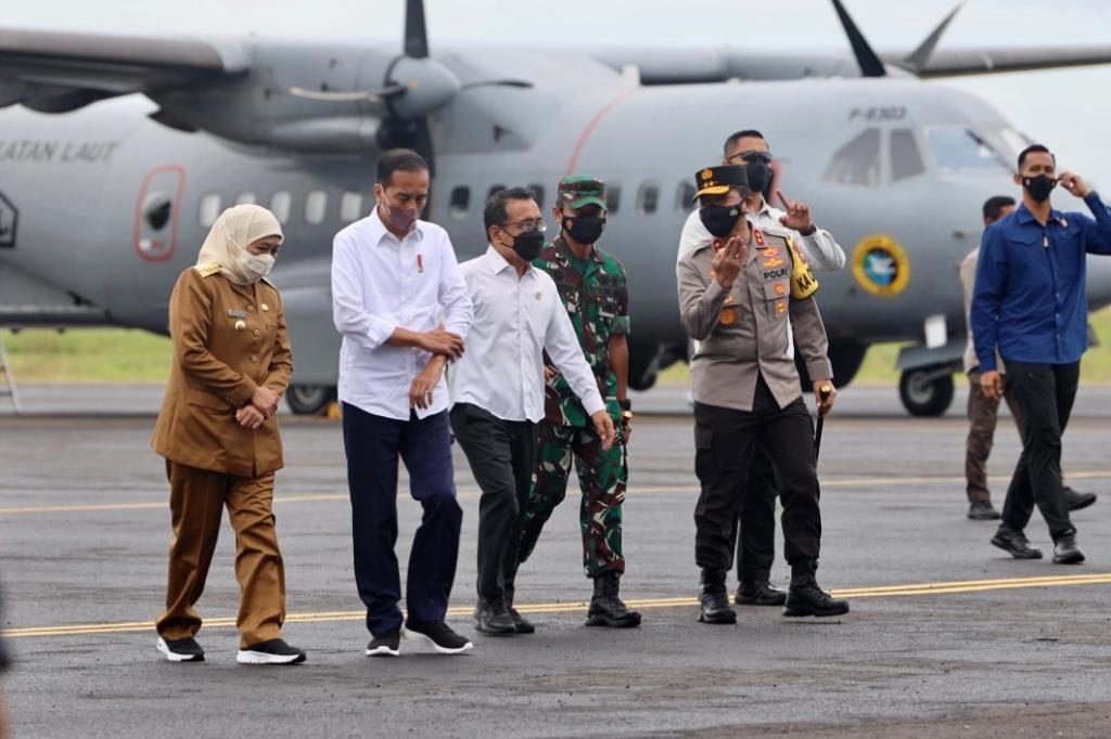 Kapolda dan Forkopimda Jatim Dampingi Kunker Presiden RI
