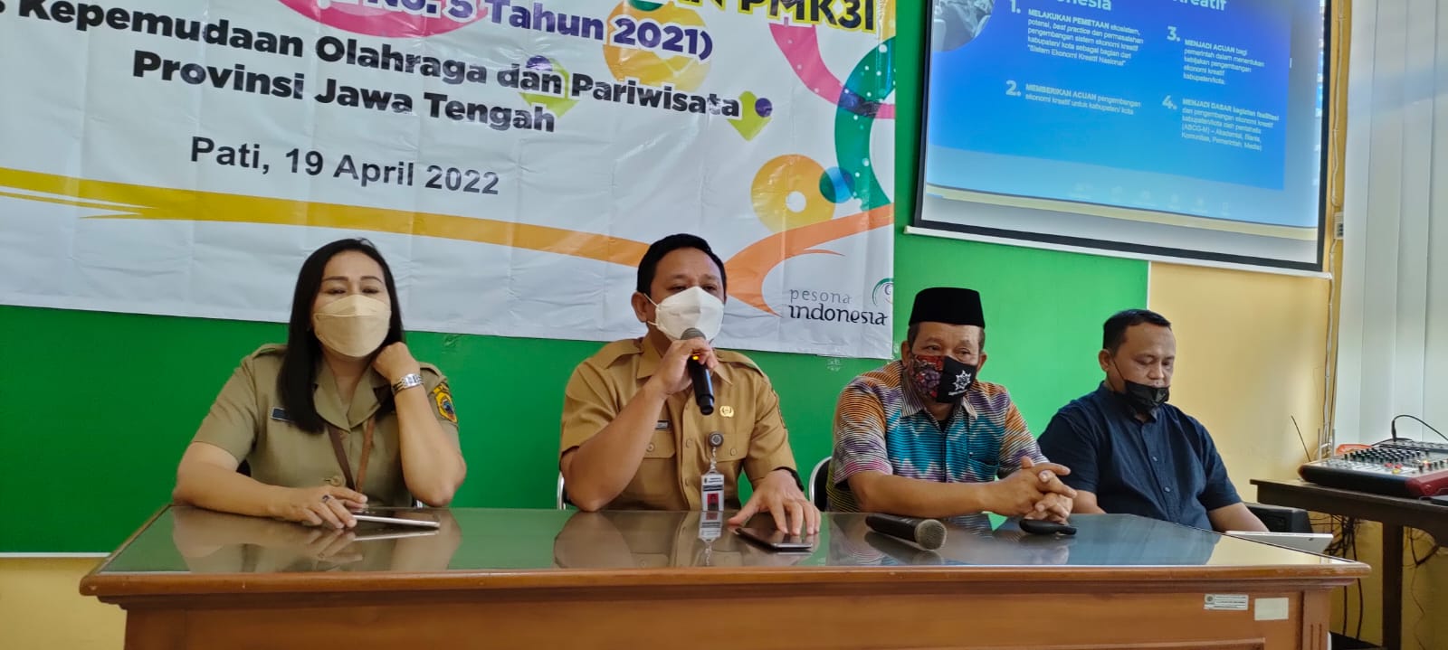 Kreatif di Pati, Disporapar Jateng Adakan Pendampingan dan Penguatan Kabupaten