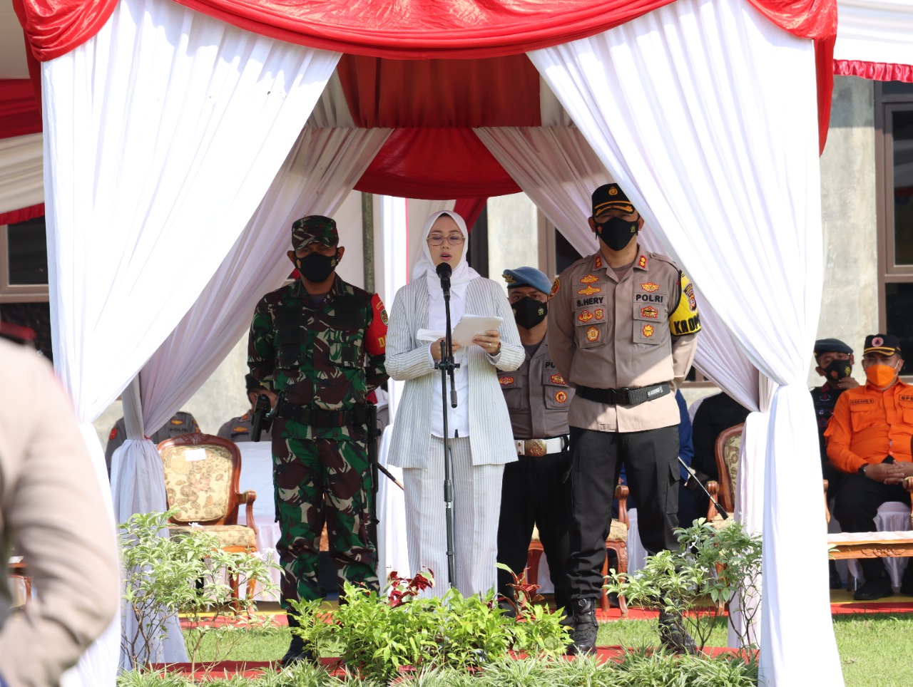 Operasi Ketupat Lodaya 2022, Bupati didampingi Kapolres & Dandim 0619/ Purwakarta