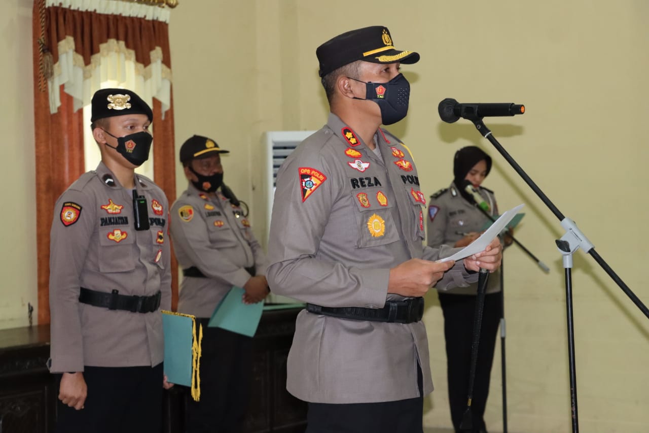 Kapolres Madina Gelar Sertijab 6 PJU Polres