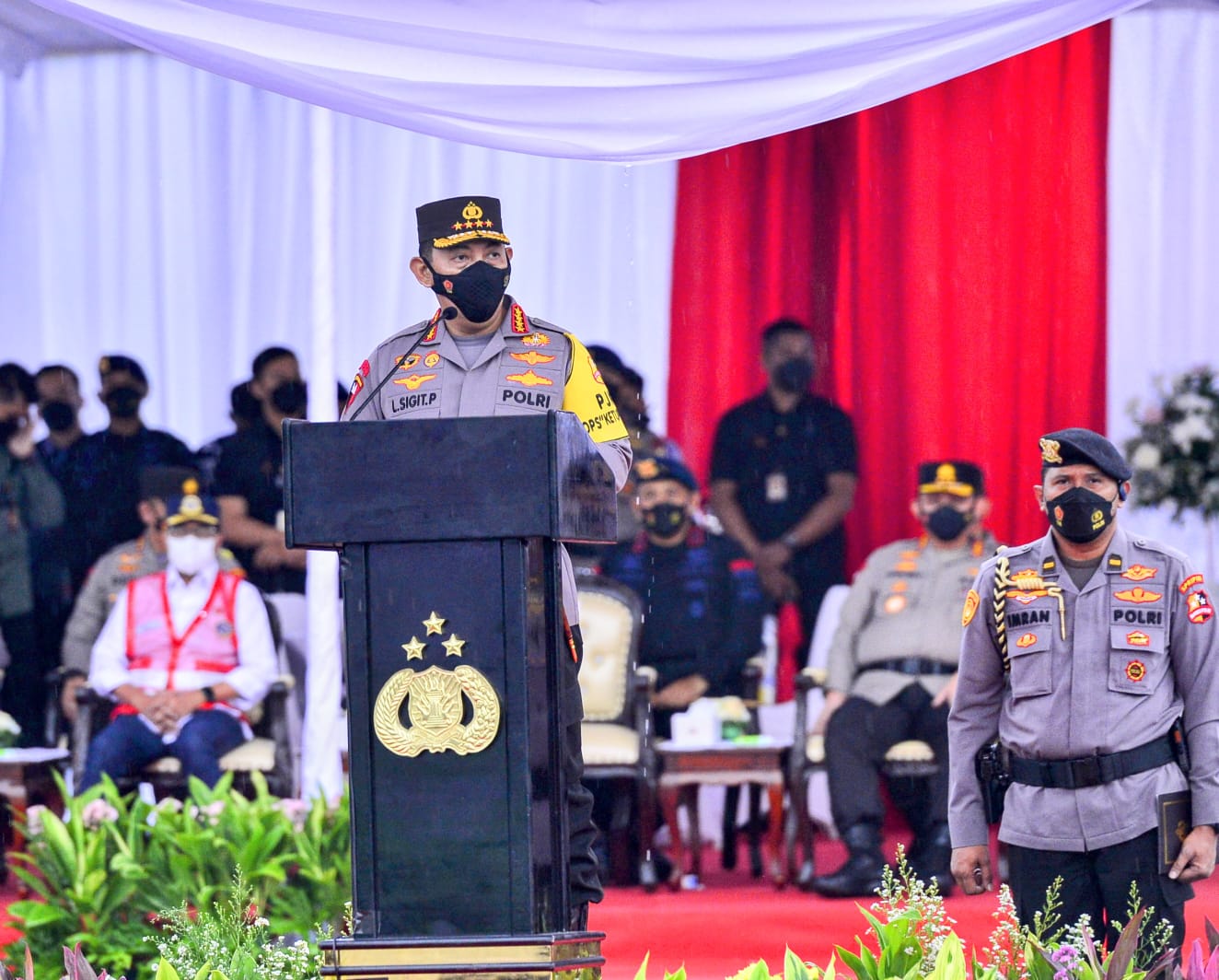 Gelar Pasukan, Kapolri Tekankan Soal Strategi Antisipasi Kemacetan
