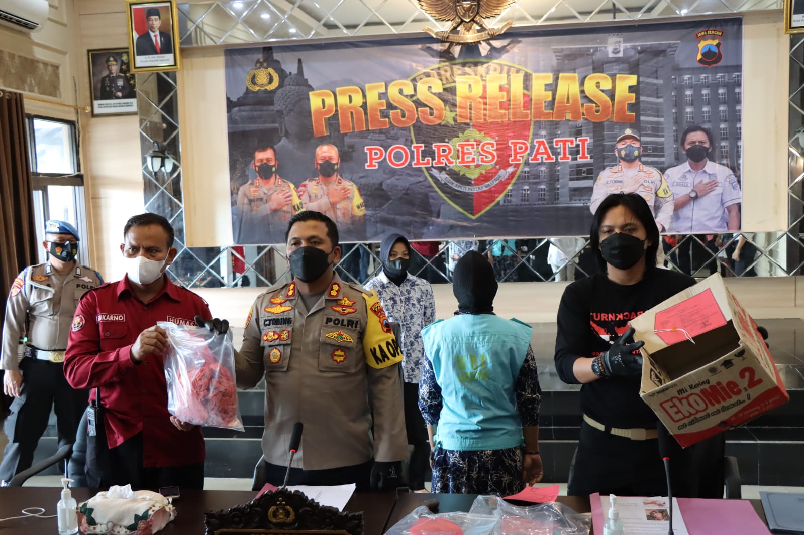 Malu Mengakui, Polres Pati Bekuk Seorang Ibu Tega Buang Bayinya
