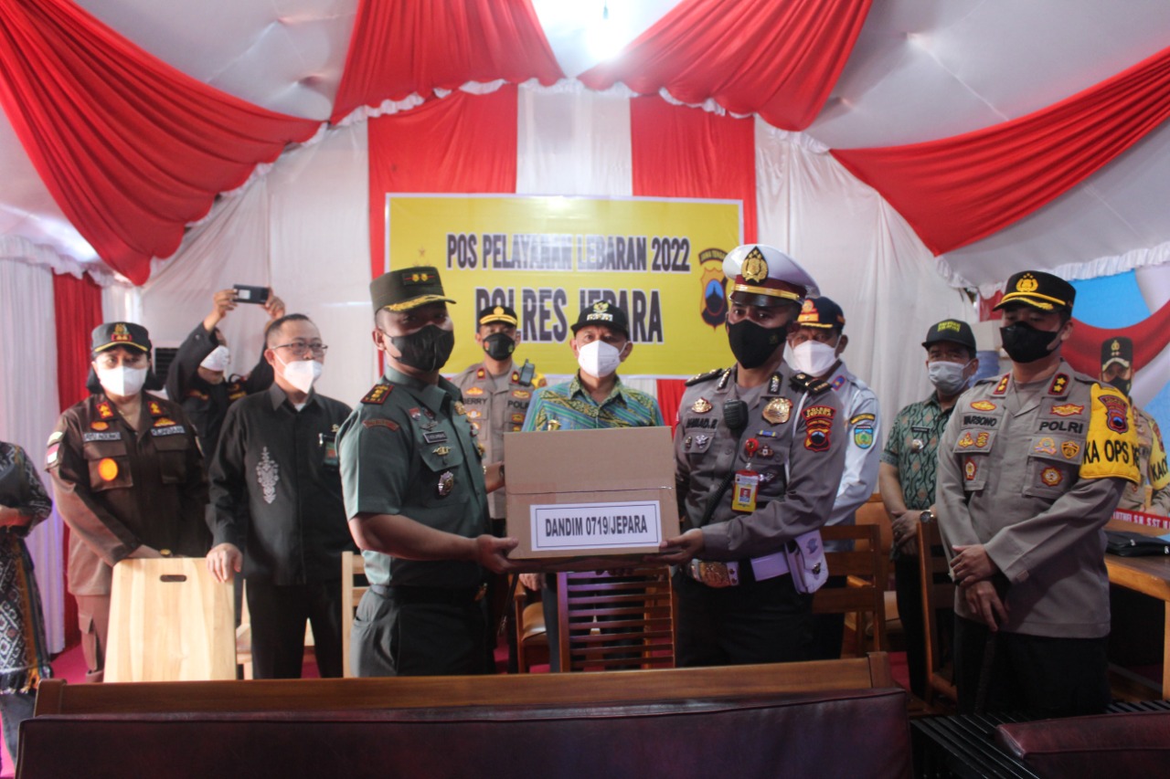 Dandim dan Forkopimda Jepara Cek Kesiapan Pos Pengamanan