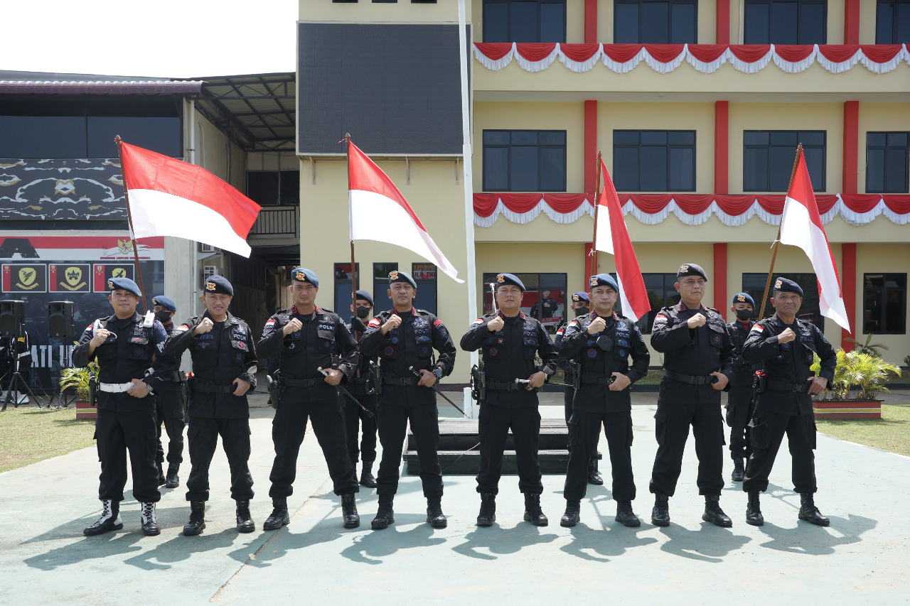 Pengukuhan Jabatan Komandan Detasemen Gegana Satbrimob
