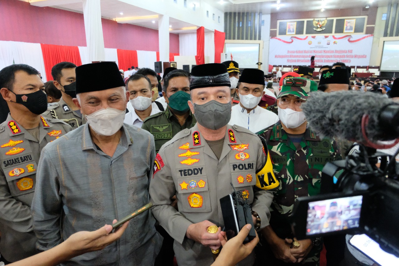 Kapolda Sumbar Apresiasi Prosesi Cabut Ba’iat Ex NII
