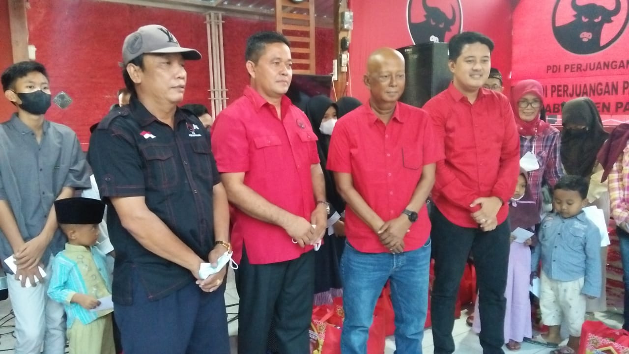 Santunan Anak Yatim, Ketua DPC PDI Perjuangan Apresiasi Giat Reses di Rumah Noto Subianto