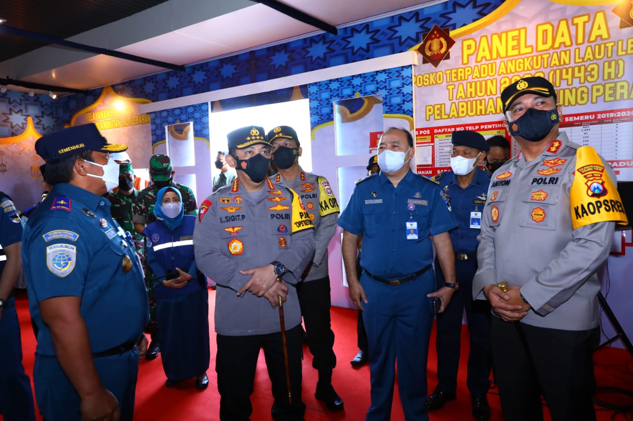 Kapolri : Transportasi Laut Alternatif Kurangi Kemacetan Arus Mudik