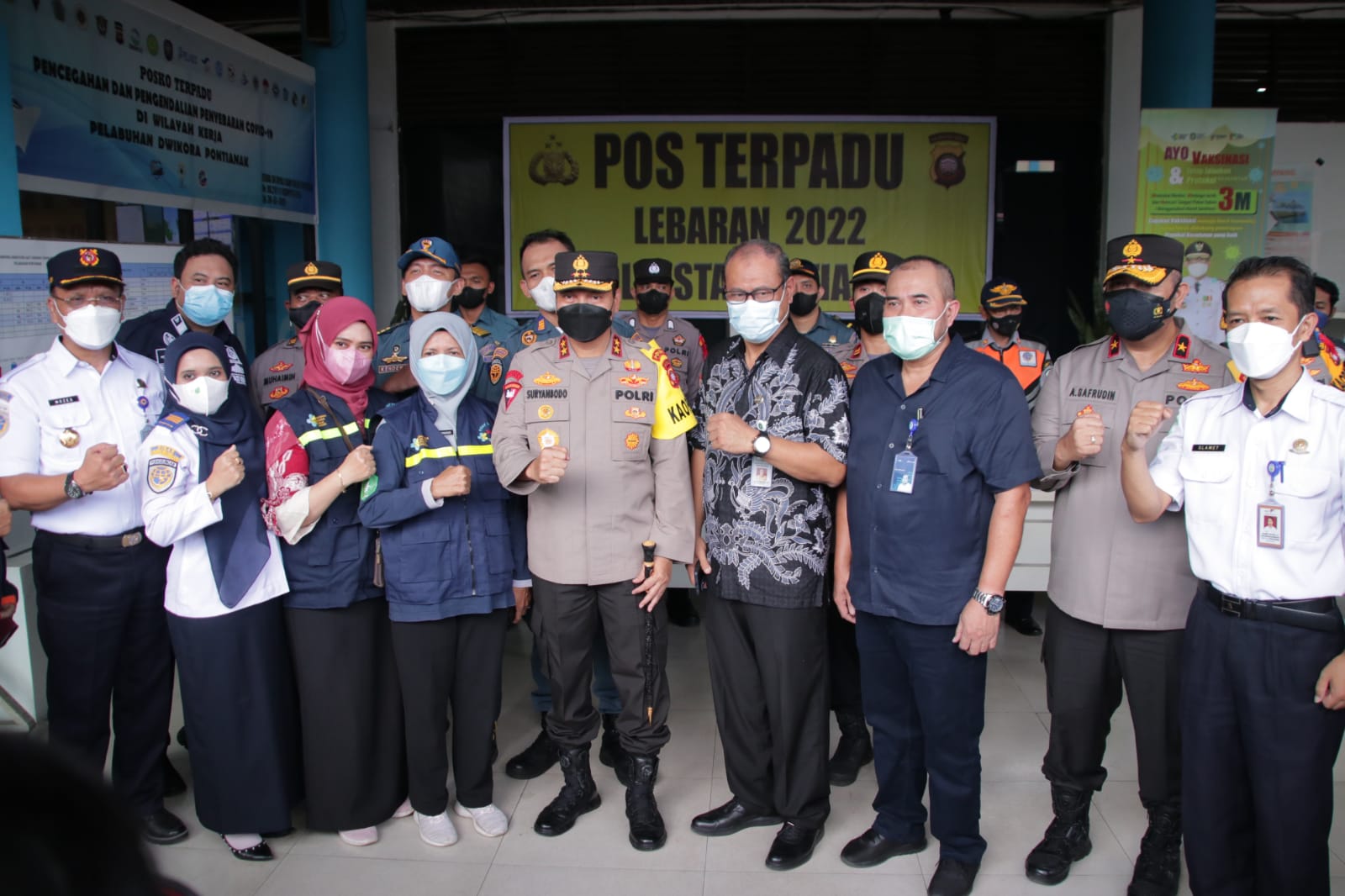 Kapolda Kalbar Cek Pos Pengamanan Terpadu Pelabuhan Dwikora Pontianak