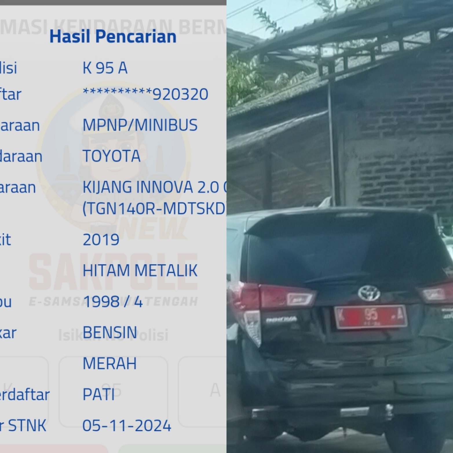 Heboh!!! Plat Merah Nopol K 95 A di Gunakan Kunjungan Lebaran