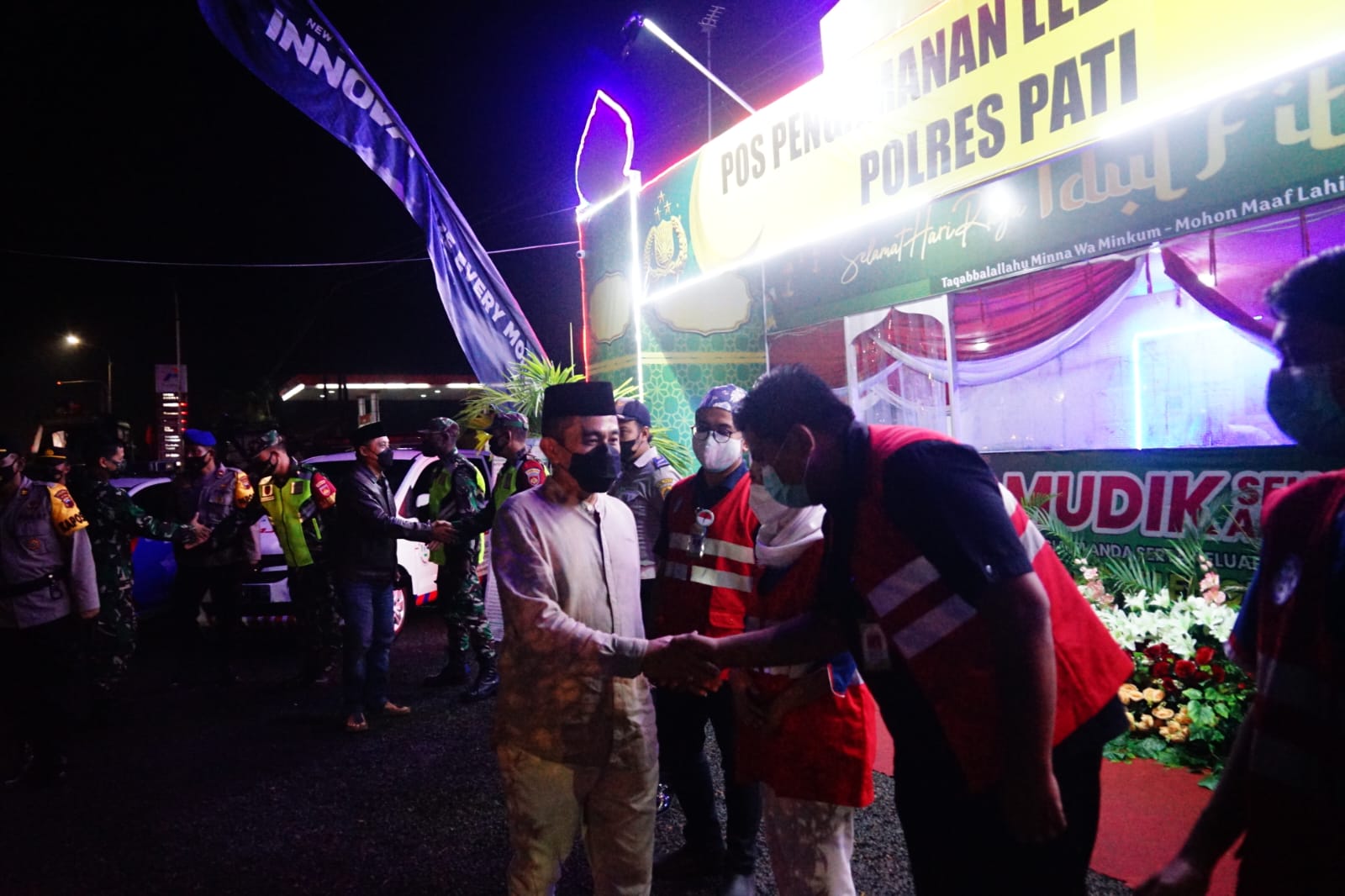 Sejumlah Pos Pengamanan Lebaran Dicek Bupati Pati