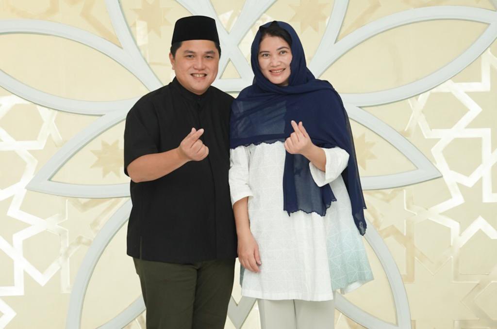 Menteri BUMN Erick Thohir Mengucapkan Selamat Hari Raya Idul Fitri