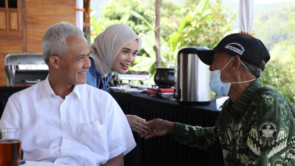 Dia Dikatakan Sudah Mati, Wagiyo Bercanda Ria Dengan Ganjar Pranowo