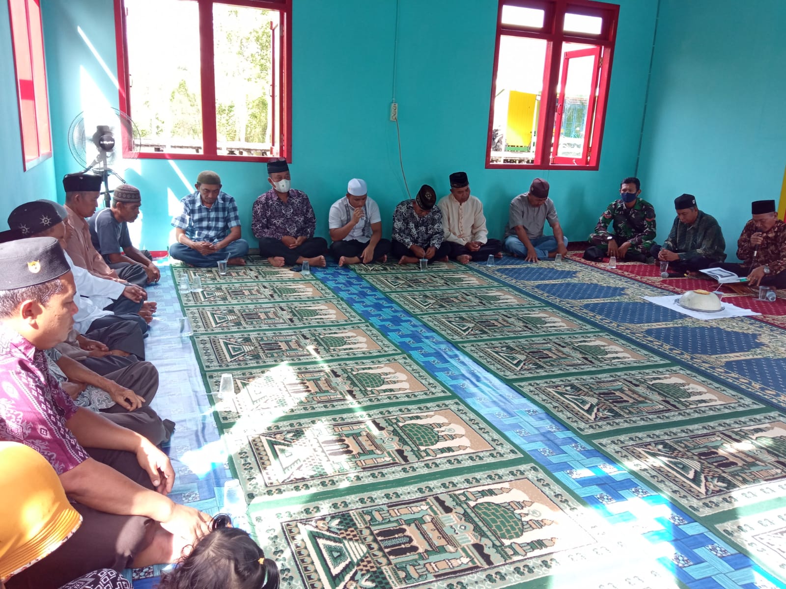 Melalui Halal Bihalal, Babinsa Pererat Silaturrahmi Di Desa Binaannya