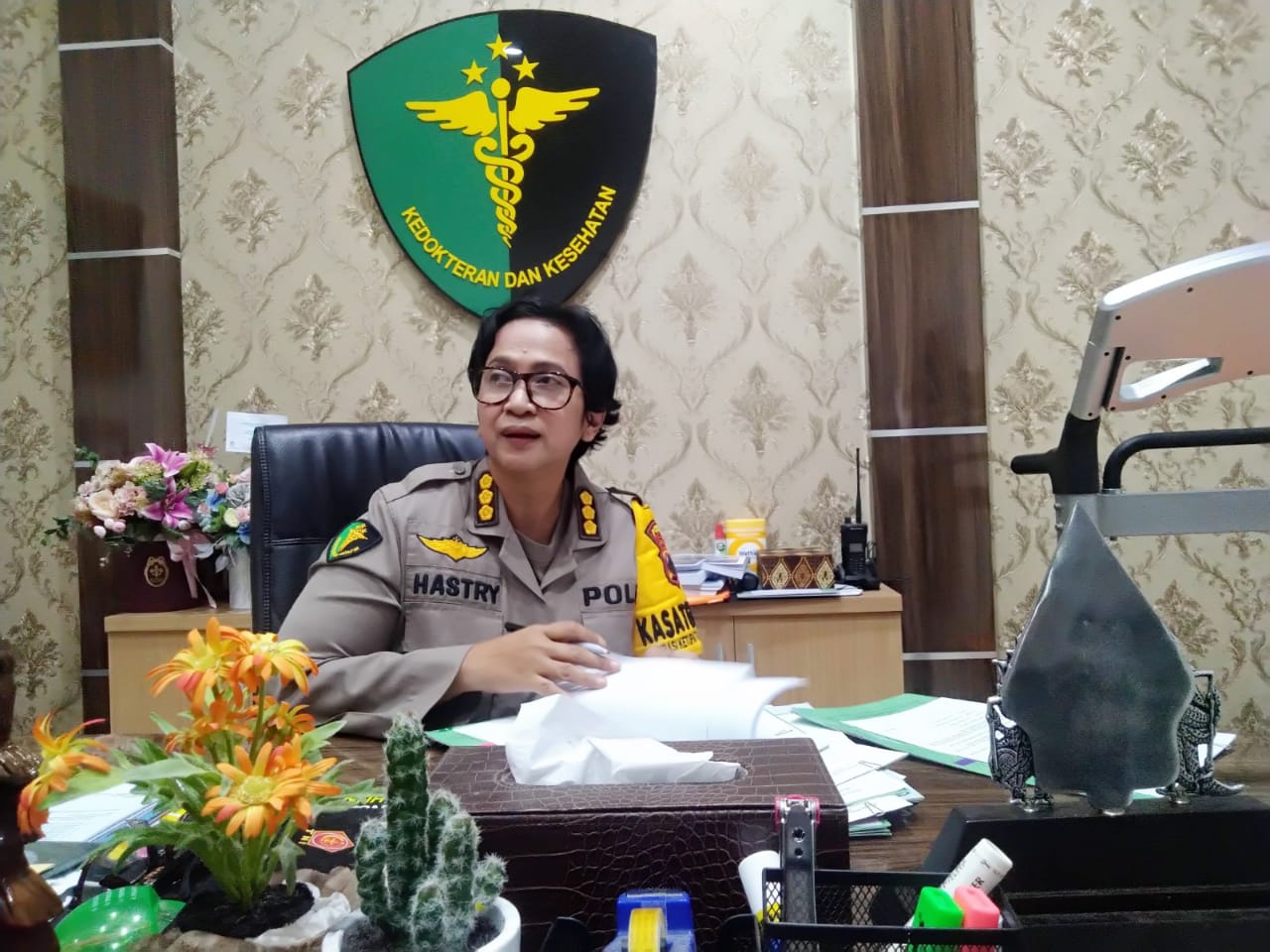 Kabiddokkes Polda Jateng Tes Swab Bagi Personil