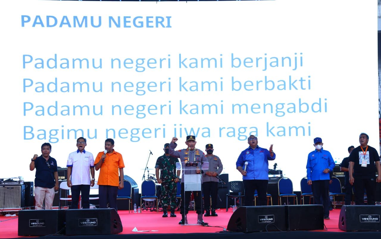 Kapolri Meriahkan Puncak Peringatan May Day Fiesta