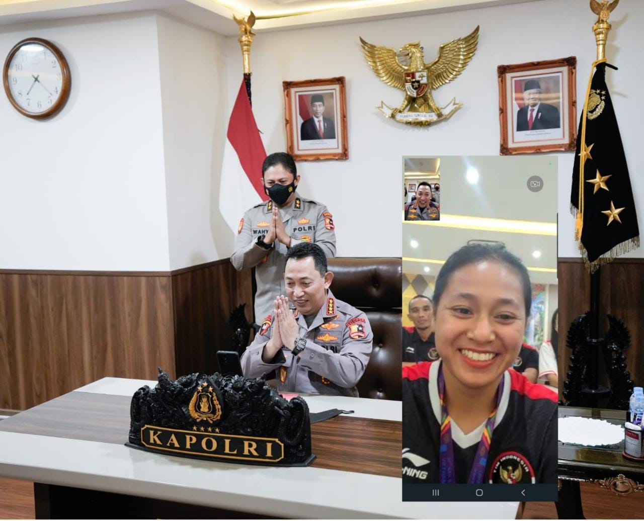 Kejutan !!! Pesepeda Peraih Medali Sea Games di Apresiasi Kapolri