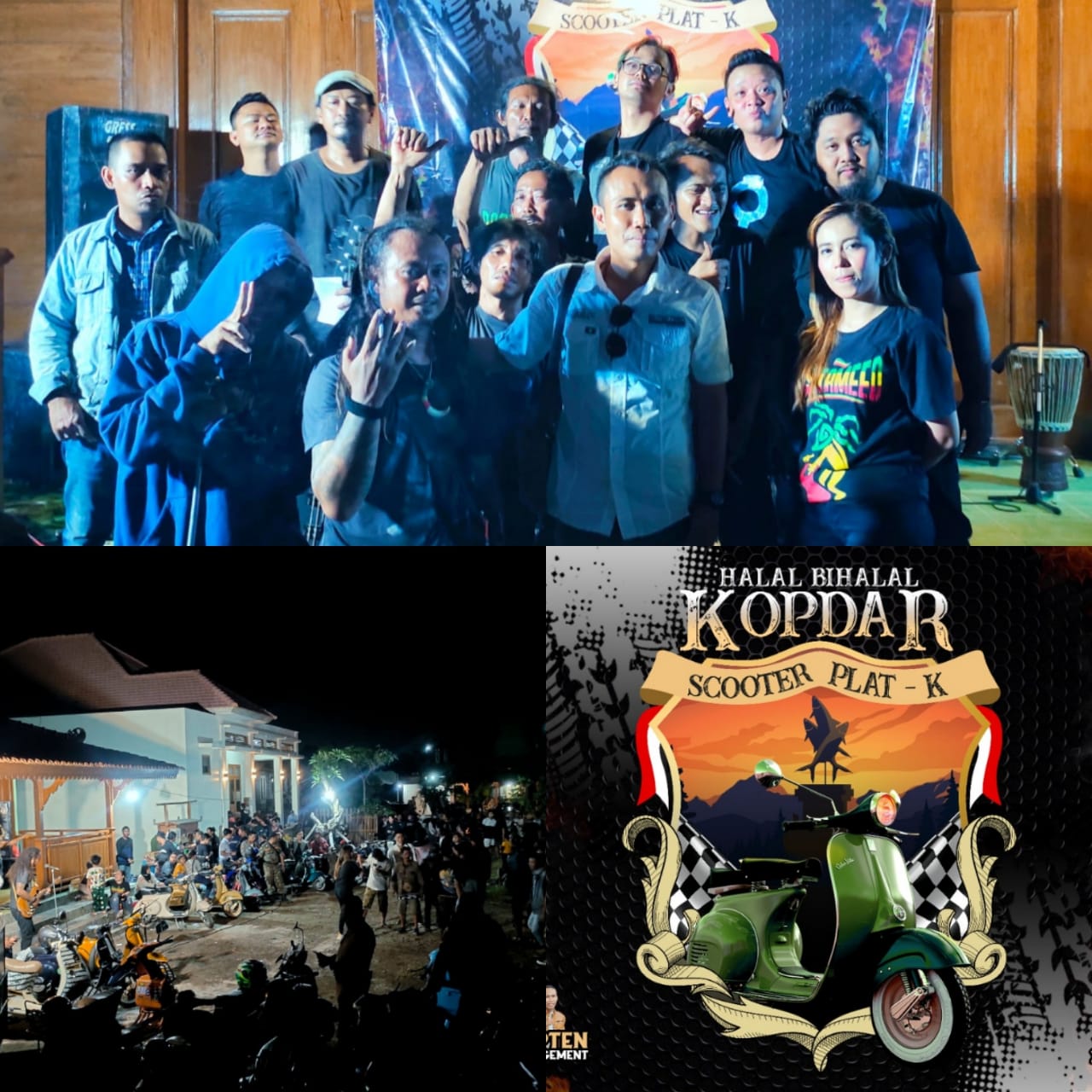 Halal Bihalal Vespa se-Pati Raya, Ahmad Purwanto Sukses Jadi Tuan Rumah