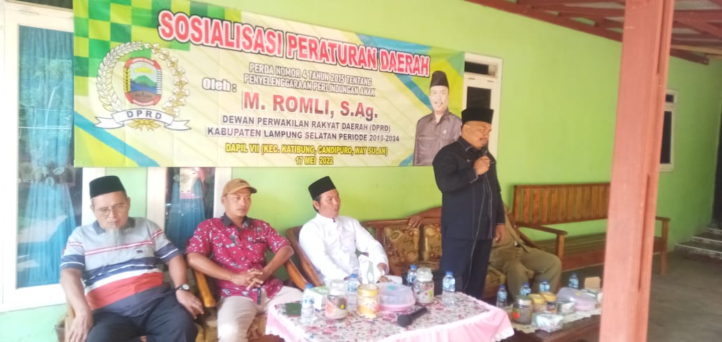 H Romli Sosialisasikan Perda No 4 Tahun 2015 Tentang Penyelenggaraan Perlindungan Anak