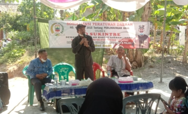 Made Sukintre Sosialisasikan Perda Lamsel Tentang Perlindungan Anak