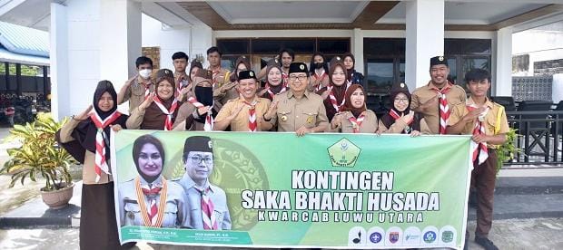 Tetap Solid dan Jaga Kekompakan, Ini Pesan Wabup Luwu Utara pada 24 Peserta Pramuka Saka Bakti Husada